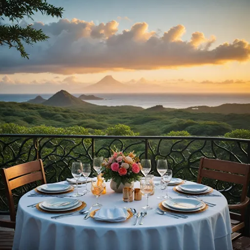 Gourmet dining experiences on luxury and premium hotel booking websites in the Galapagos Islands
