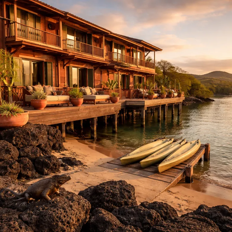 Angermeyer waterfront inn in santa cruz galapagos for refined oceanfront stays